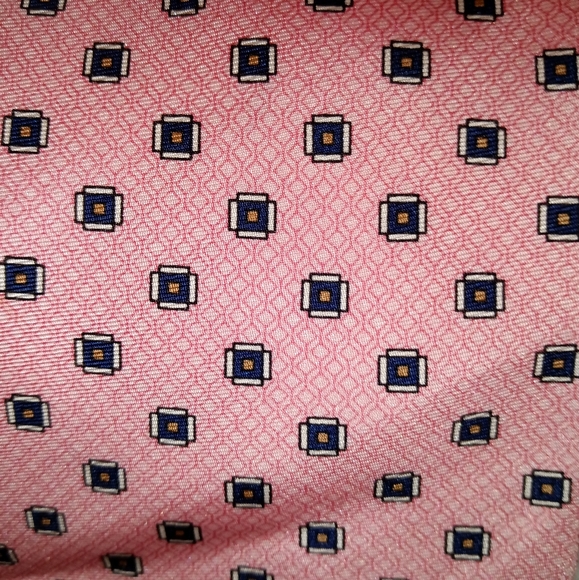 Jos. A. Bank | Pink & Navy Silk Neck Tie - Picture 7 of 9